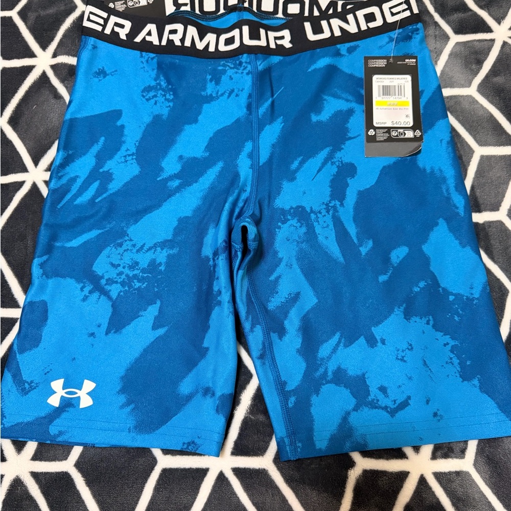 Under Armour Camo Blue Shapewear Shorts